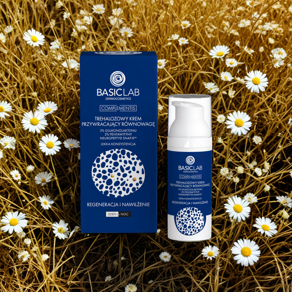 Trehalozowy krem przywracający równowagę BASICLAB - Regeneracja skóry - 50 ml