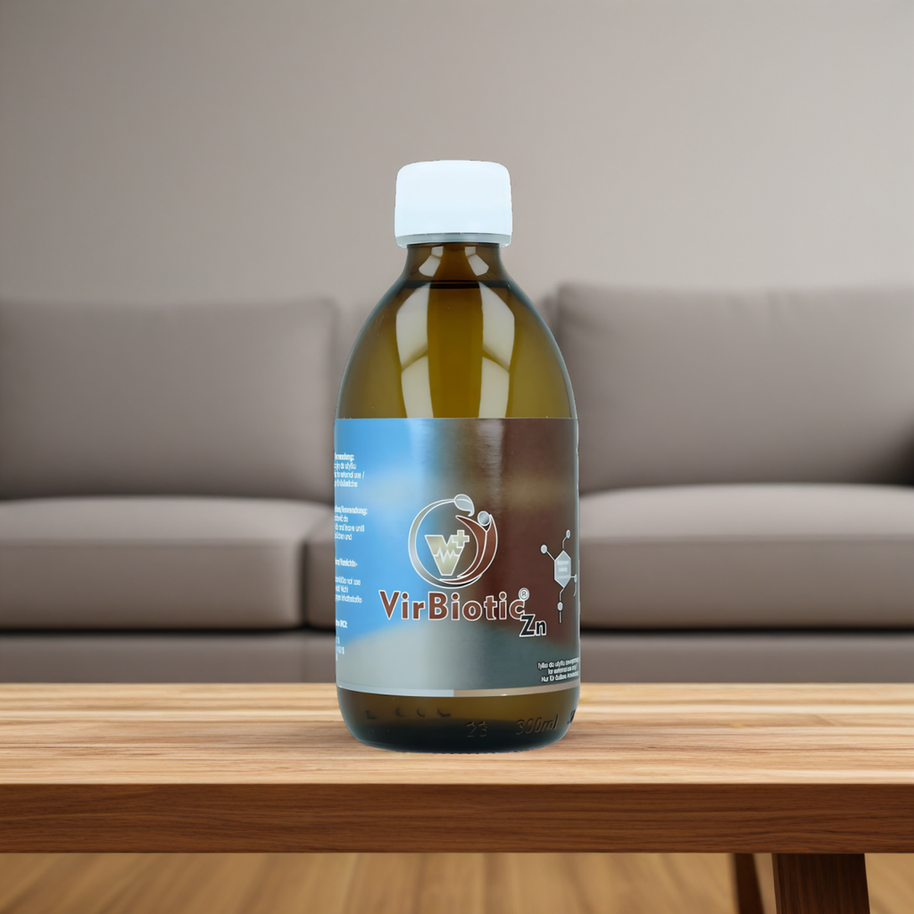 VirBiotic Zn Nano koloidy srebro, miedź i cynk koloidalny Vitacolloids - 300 ml