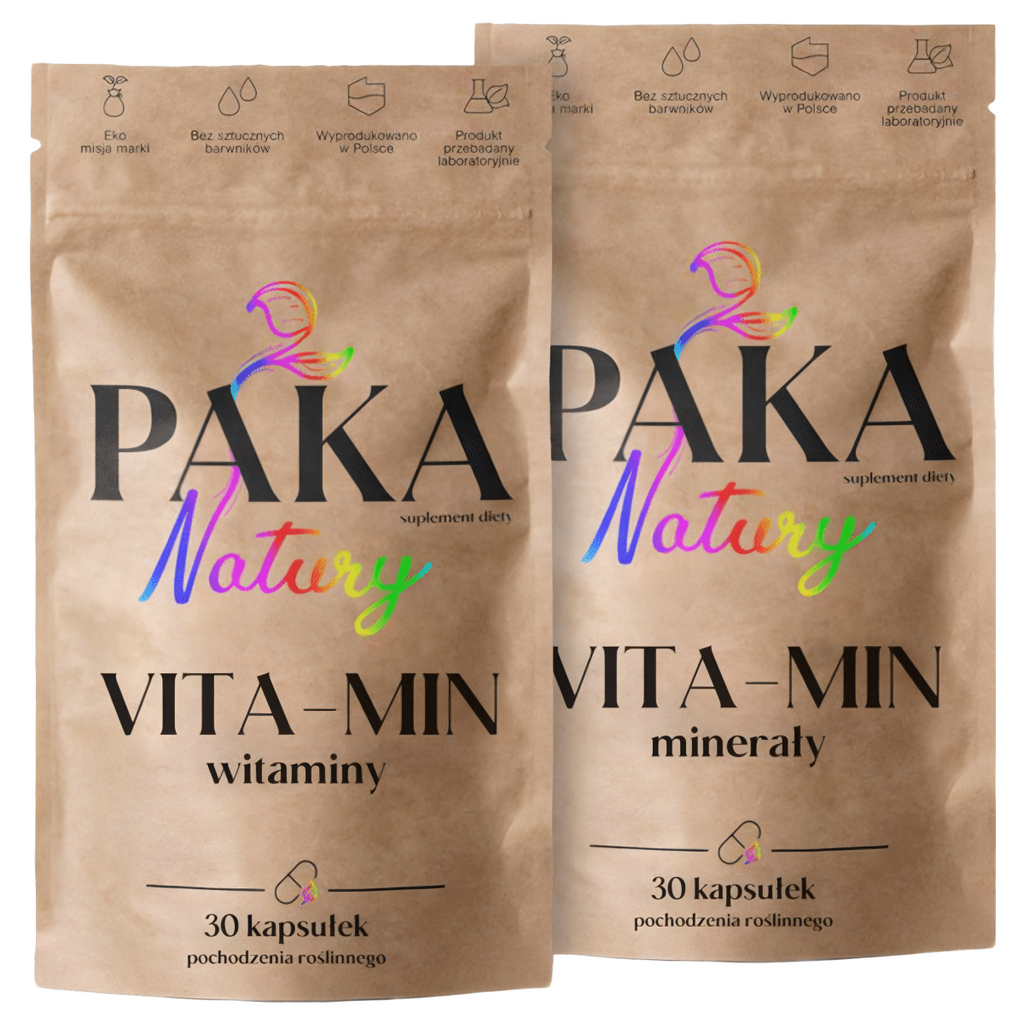 VITA-MIN Paka Natury - Witaminy i Minerały - 30+30 kapsułek
