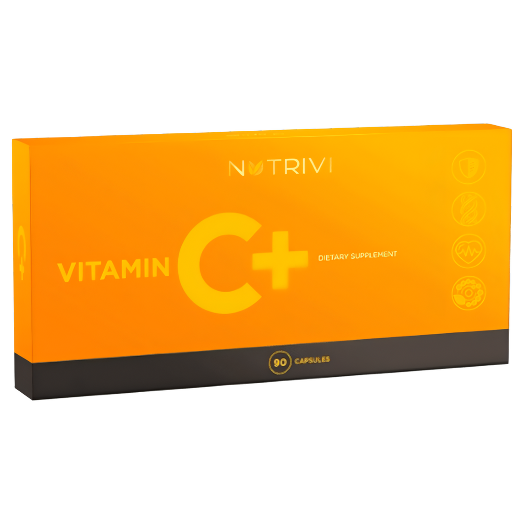 Vitamin C+ NUTRIVI WellU - Witamina C z dodatkiem krzemu, diosminy i hesperydyny - 90 kapsułek