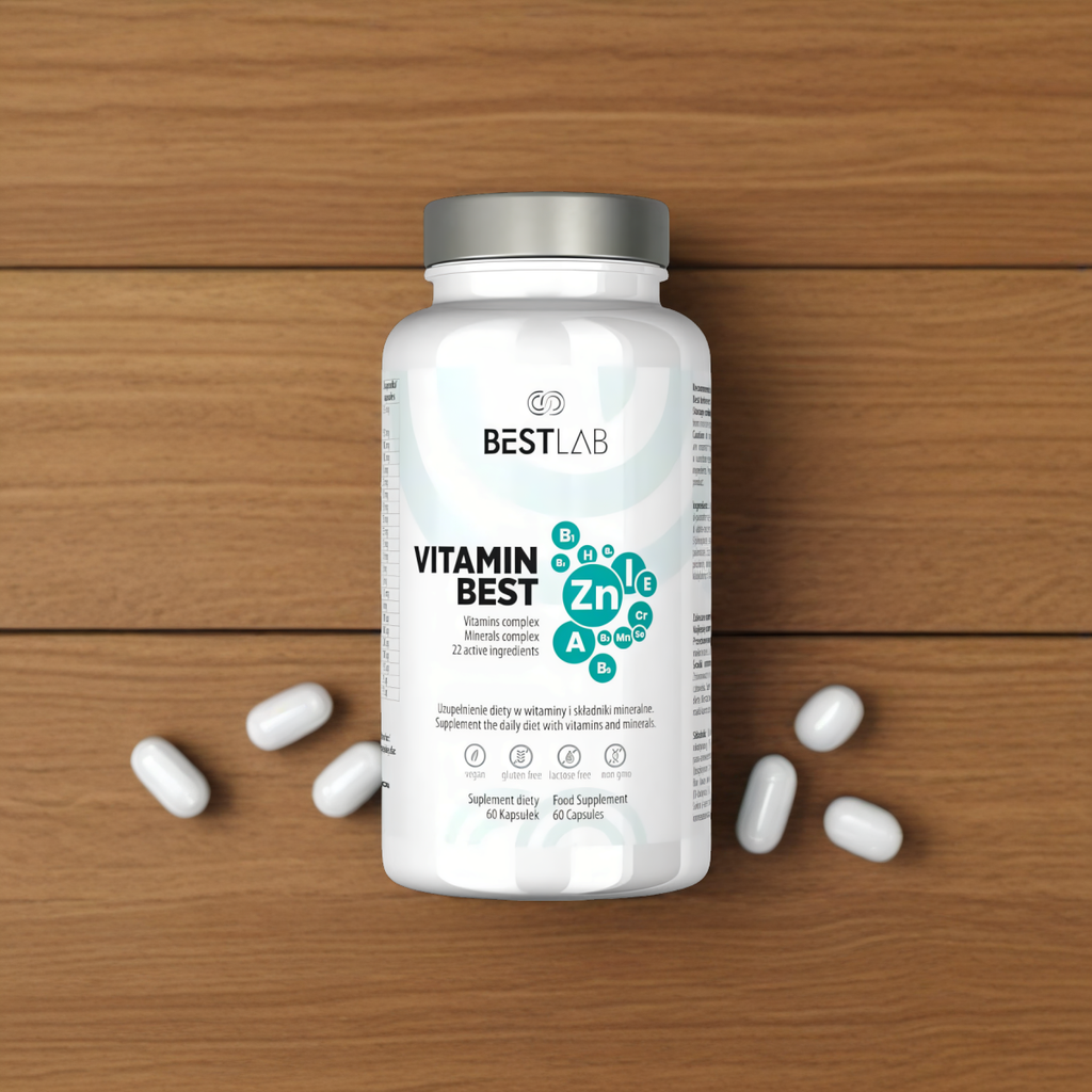 VitaMinBest Best Lab - Kompleks witamin i składników mineralnych - 60 kapsułek