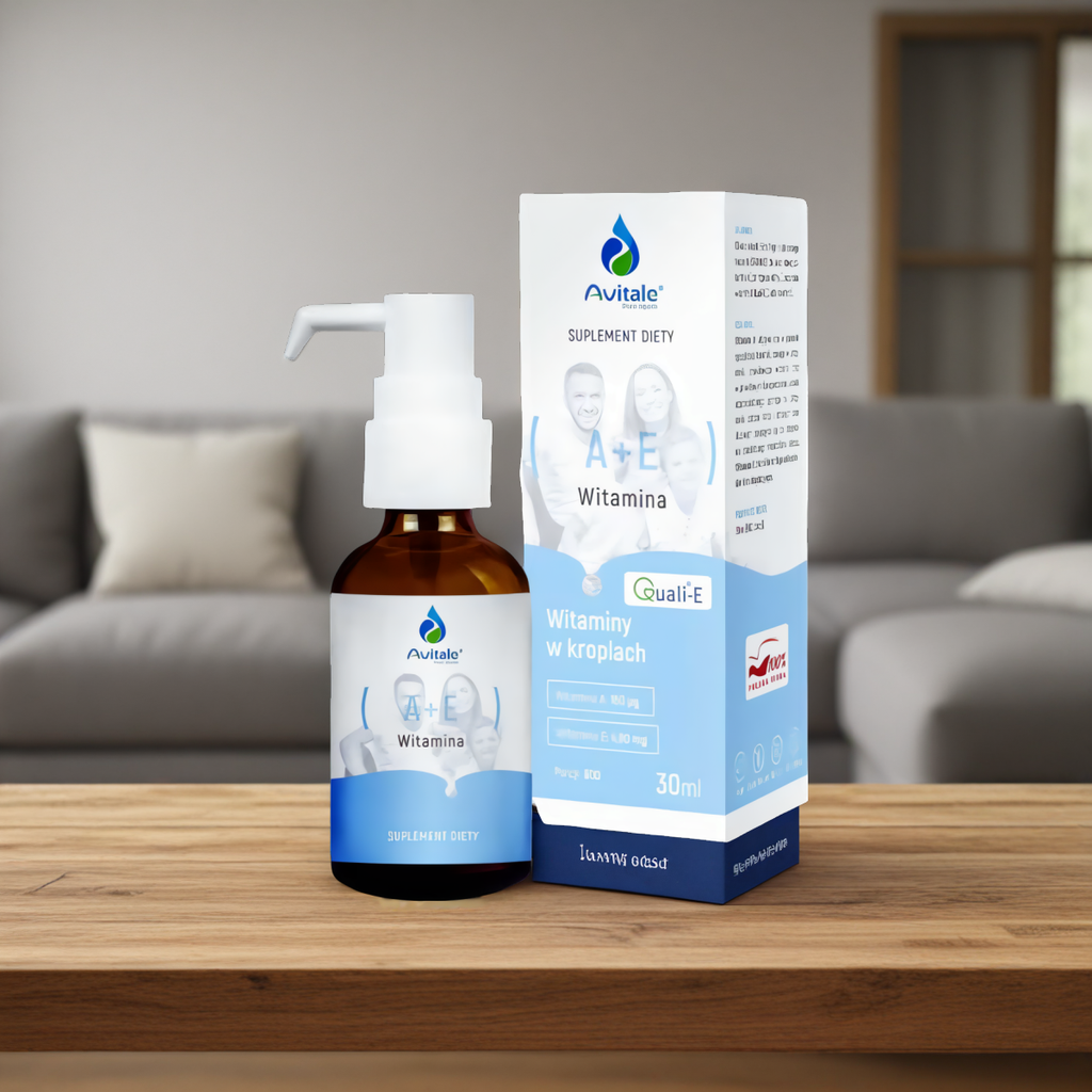 Witamina A+E Avitale w kroplach Aliness – 30 ml (600 porcji)