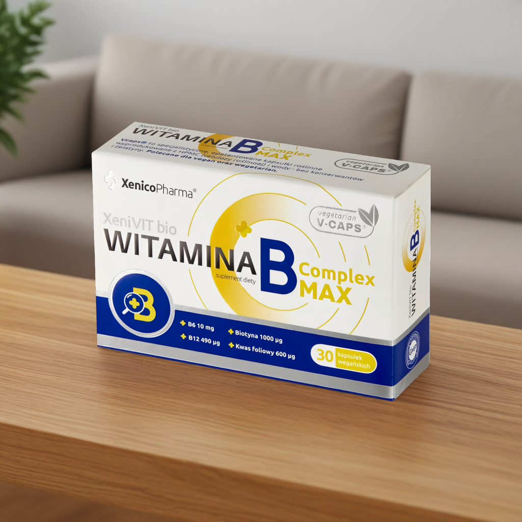 Witamina B Complex MAX Xenico Pharma - 30 kapsułek