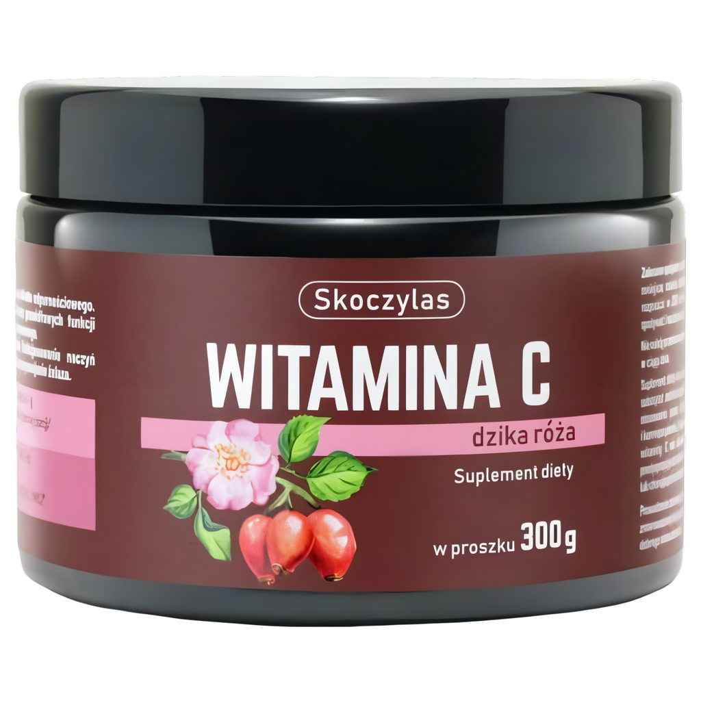 Witamina C Dzika Róża Ekstrakt w proszku Skoczylas - 300 g