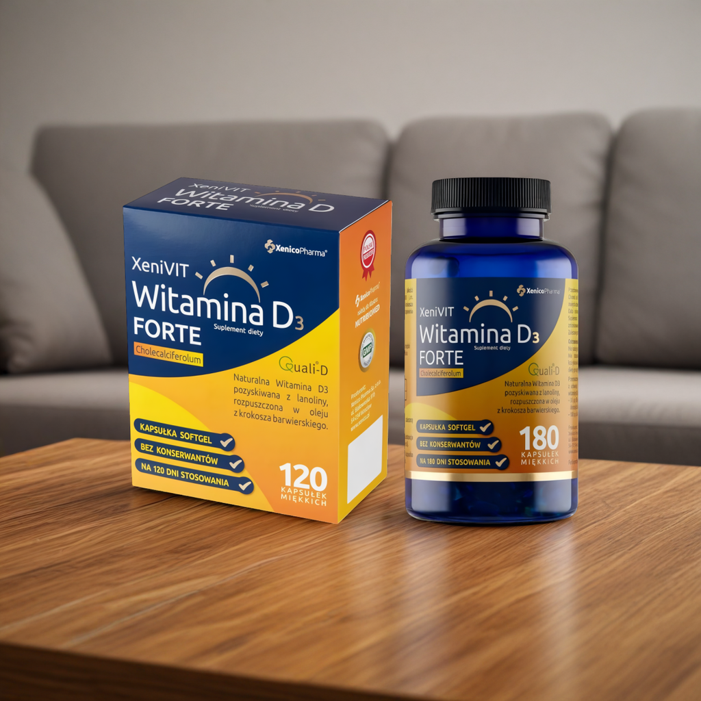 XeniVIT Witamina D 4000 Xenico Pharma (Opakowanie: 120-kapsulek)