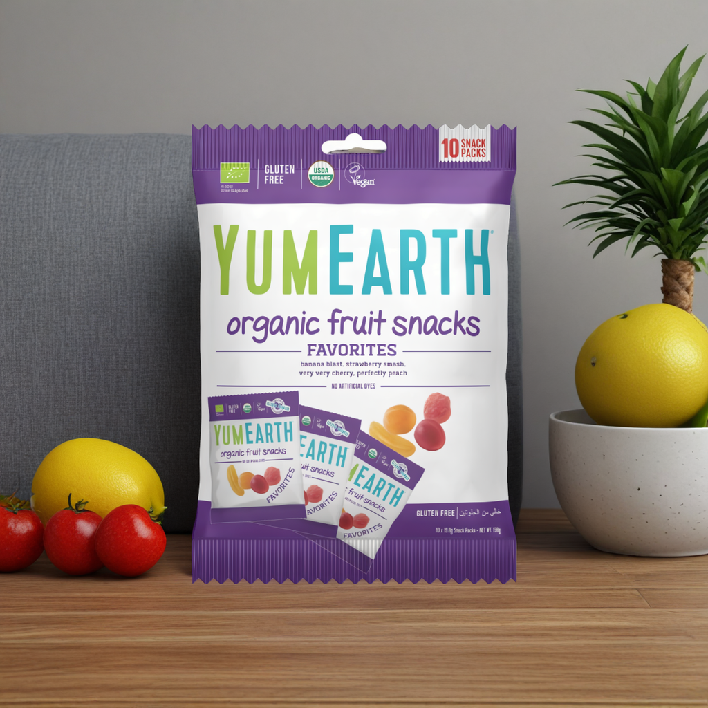 Żelki ekologiczne bez żelatyny Fruit Snacks EKO YumEarth - 10 x 19,8 g
