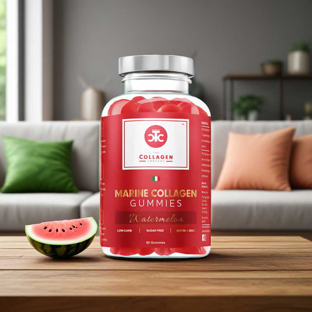 Żelki z Kolagenem Morskim o smaku arbuzowym The Collagen Company – 60 żelek
