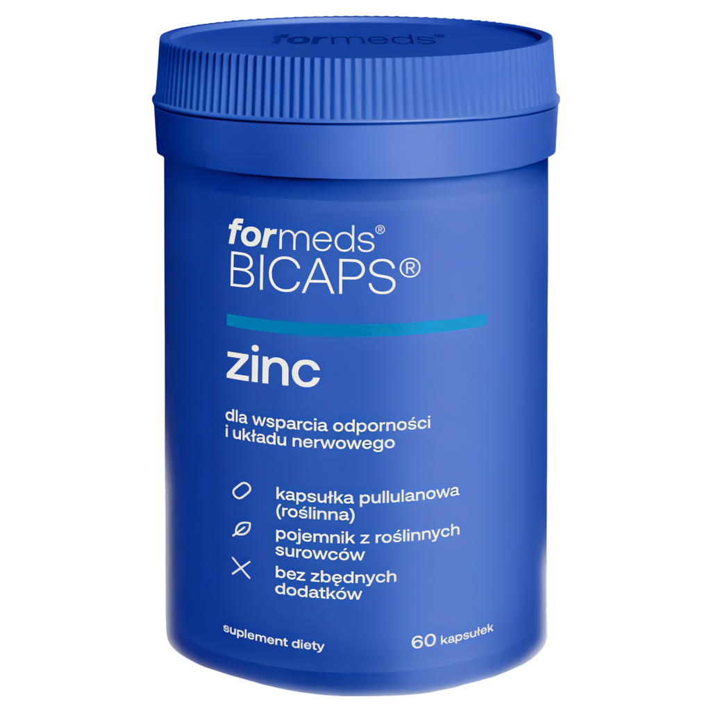 Zinc Formeds Bicaps - Dla wsparcia odporności i układu nerwowego - 60 kapsułek